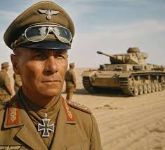 Rommel with Tank in North Africa